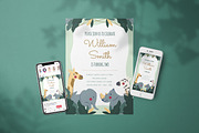 Birthday Party Boy Invitation, a Flyer Template by SlideFactory (Thumbnail 1 of 4)