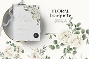 White roses spring flowers wedding, an Illustration by Grace Noboa Illustrations (Thumbnail 3 of 7)