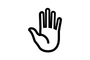 Hand Gesture Vector Icon Bundle, an Illustration by jahid234 (Thumbnail 36 of 52)