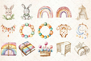 Baby Shower Boho Nursery Clipart, an Illustration by Rose Art (Thumbnail 2 of 4)
