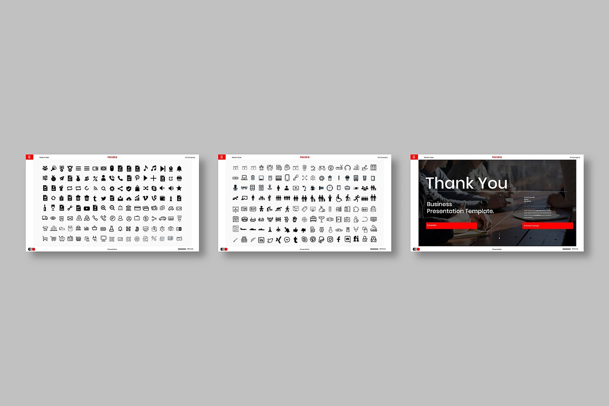 Hendra – Business PowerPoint, a Presentation Template by Dens Creative Studio (Photo 6 of 6)