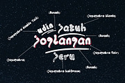 Joyagatra - 5 Font styles, a Script Font by Gblack Id (Thumbnail 2 of 7)