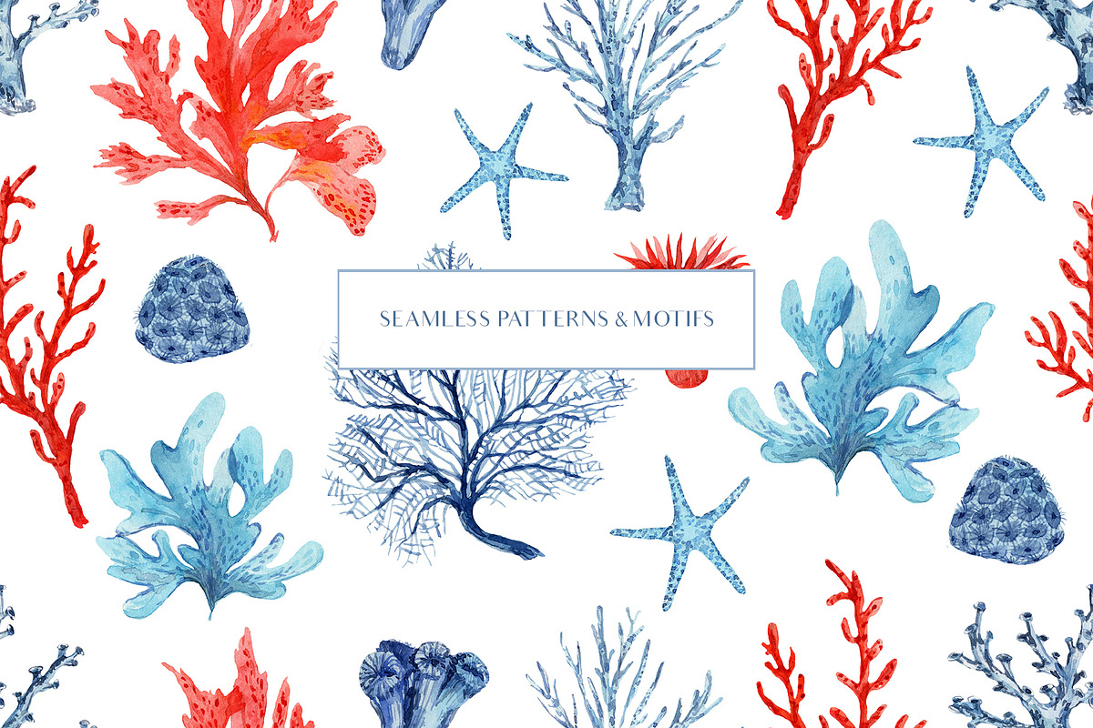 CORALS, a Pattern Graphic by HannaStudio (Photo 2 of 7)