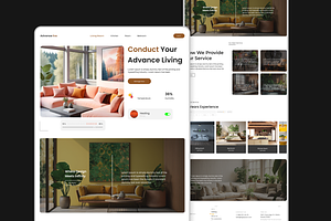 Furniture Website Landing Page