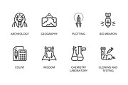 96 Science icons, an Outline Icon by vectorstank (Thumbnail 8 of 14)