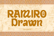 CS Ramiro Drawn, a Sans Serif Font by Craft Supply Co. (Thumbnail 1 of 8)