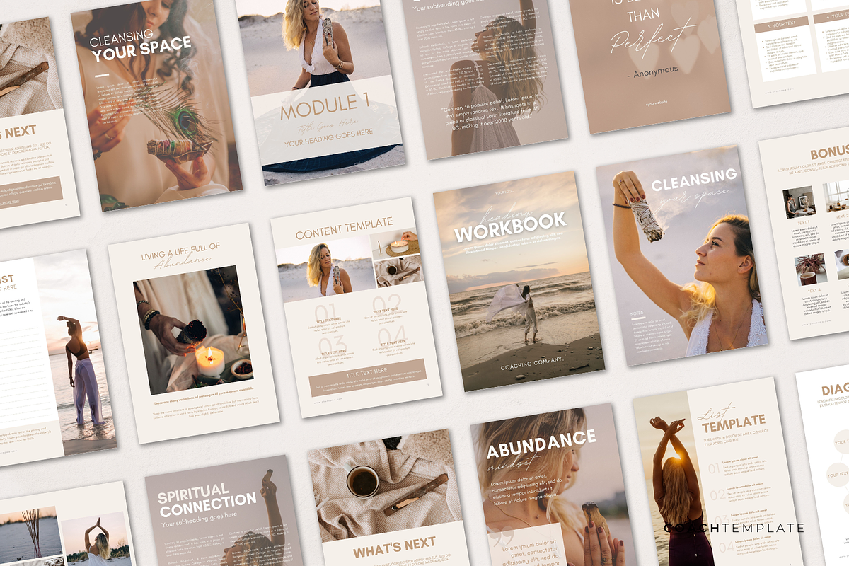 Ebook Workbook Template for Coaches, a Brochure Template by COACHTEMPLATE (Photo 6 of 9)