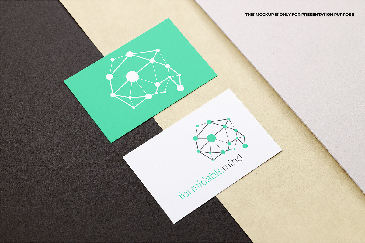 FM brain logo design, a Branding & Logo Template by MuzaInspires (Photo 3 of 3)