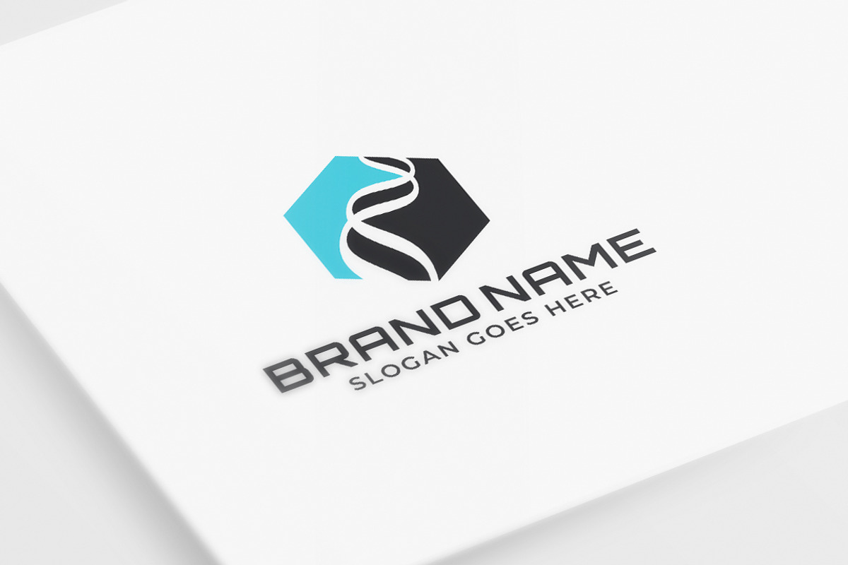DNA Spiral Structure Logo Design, a Branding & Logo Template by pne-design (Photo 1 of 2)