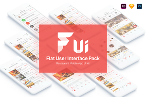 Restaurant Flat User Interface Pack