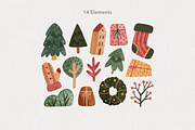 Winter Magic Clipart, an Object Illustration by Moon House Shop (Thumbnail 2 of 9)