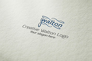 Creative Walton Logo, a Branding & Logo Template by BdThemes (Thumbnail 1 of 3)