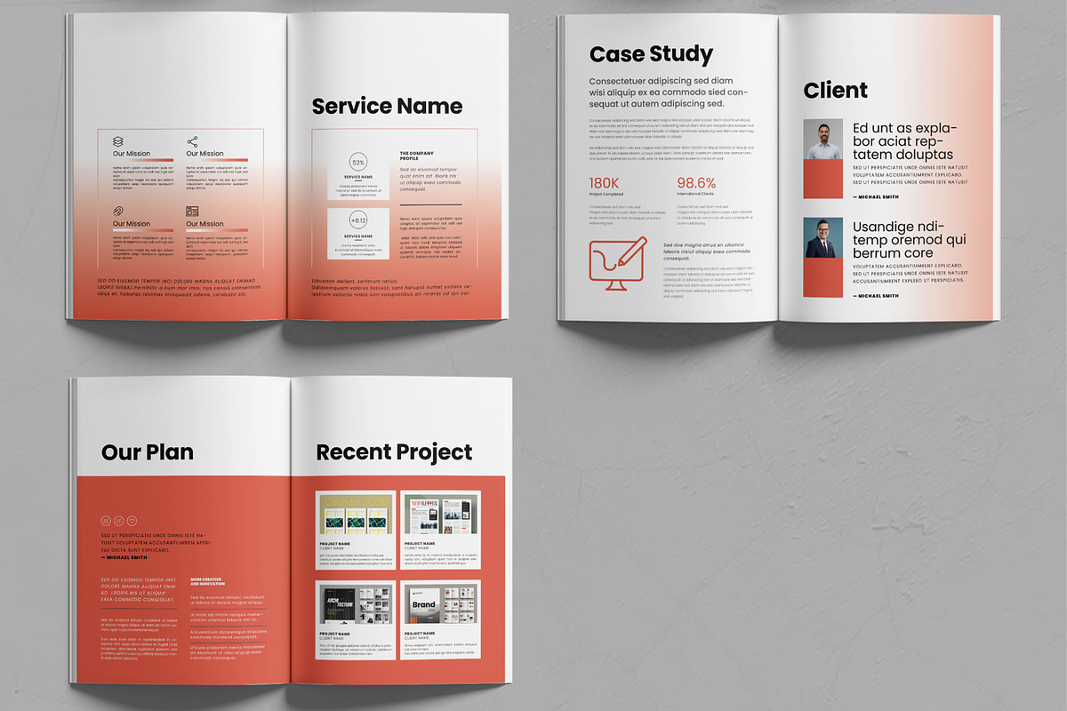 Professional Company Brochure Design, a Brochure Template by MightyDesign (Photo 3 of 6)