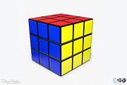 Rubik's Cube Low Poly PBR, an Object 3D Model by Daniel Mikulik (Thumbnail 1 of 9)