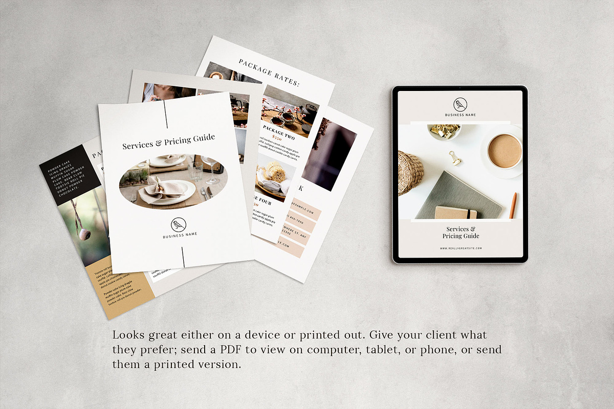 Pricing Guide Canva Template | Dash, a Brochure Template by Studio Sugoi (Photo 6 of 10)