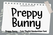 Preppy Bunny, a Handwritten Font by Wow Magic (Thumbnail 1 of 3)