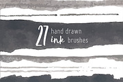 Vector hand drawn ink brush strokes, a Texture Graphic by Paper Cards (Thumbnail 1 of 2)