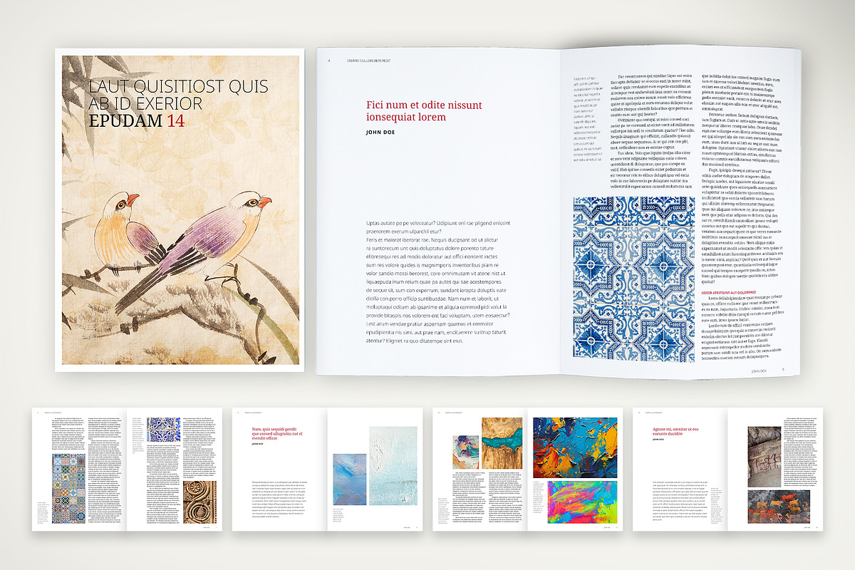 Art Culture Magazine Template, a Print Template by McLittle Stock (Photo 1 of 5)
