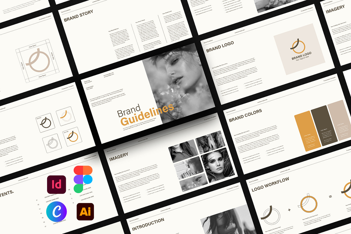 Brand Guidelines Bundle Template, a Branding & Logo Template by Artisan Vibes (Photo 1 of 14)