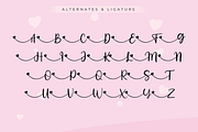 Lovesty | Lovely Calligraphy Font, a Script Font by Rissyletter Studio (Thumbnail 8 of 9)
