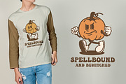 Halloween Pumpkin Cartoon Vintage, an Illustration by vectstudio (Thumbnail 2 of 5)