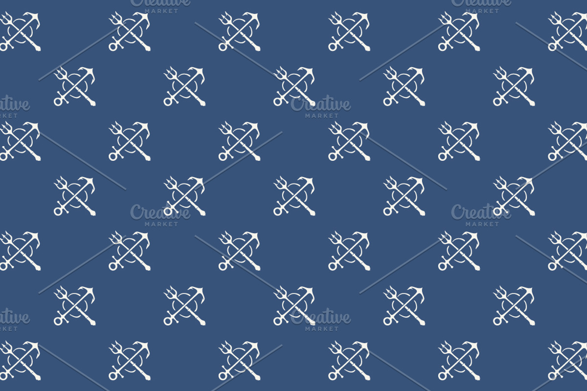 16 Nautical Retro Patterns & Borders, a Pattern Graphic by Adiemus (Photo 5 of 13)