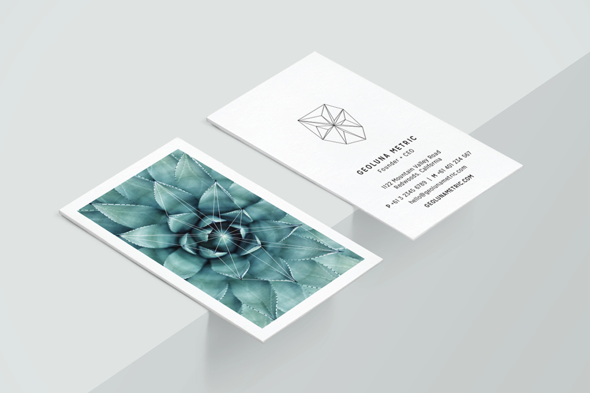 GEOLUNA2 Business Card Template, a Business Card Template by TheOutcrop (Photo 3 of 6)