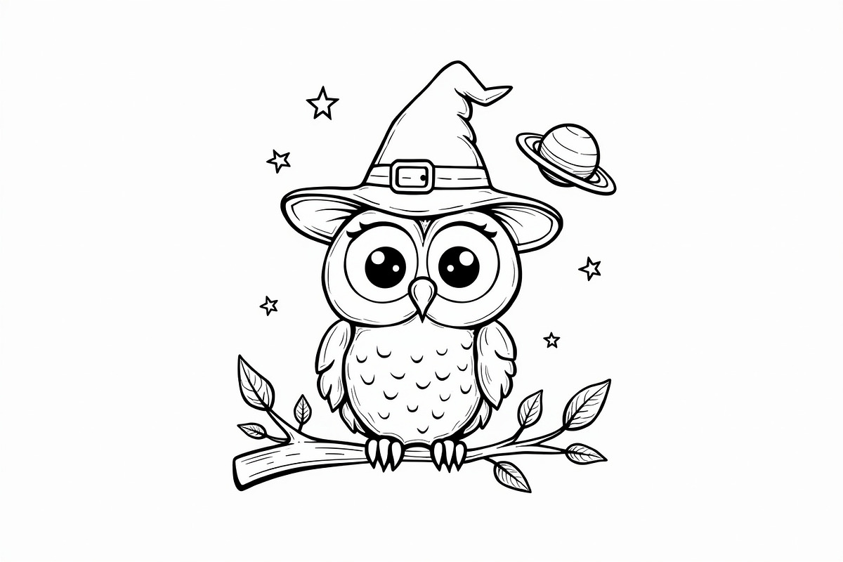Halloween Coloring Book Set Pack, an Illustration by Creativeshirt (Photo 19 of 19)
