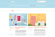 FlatPixel - Illustrated PSD Template, a Landing Page Template by Mgd.Design (Thumbnail 3 of 5)