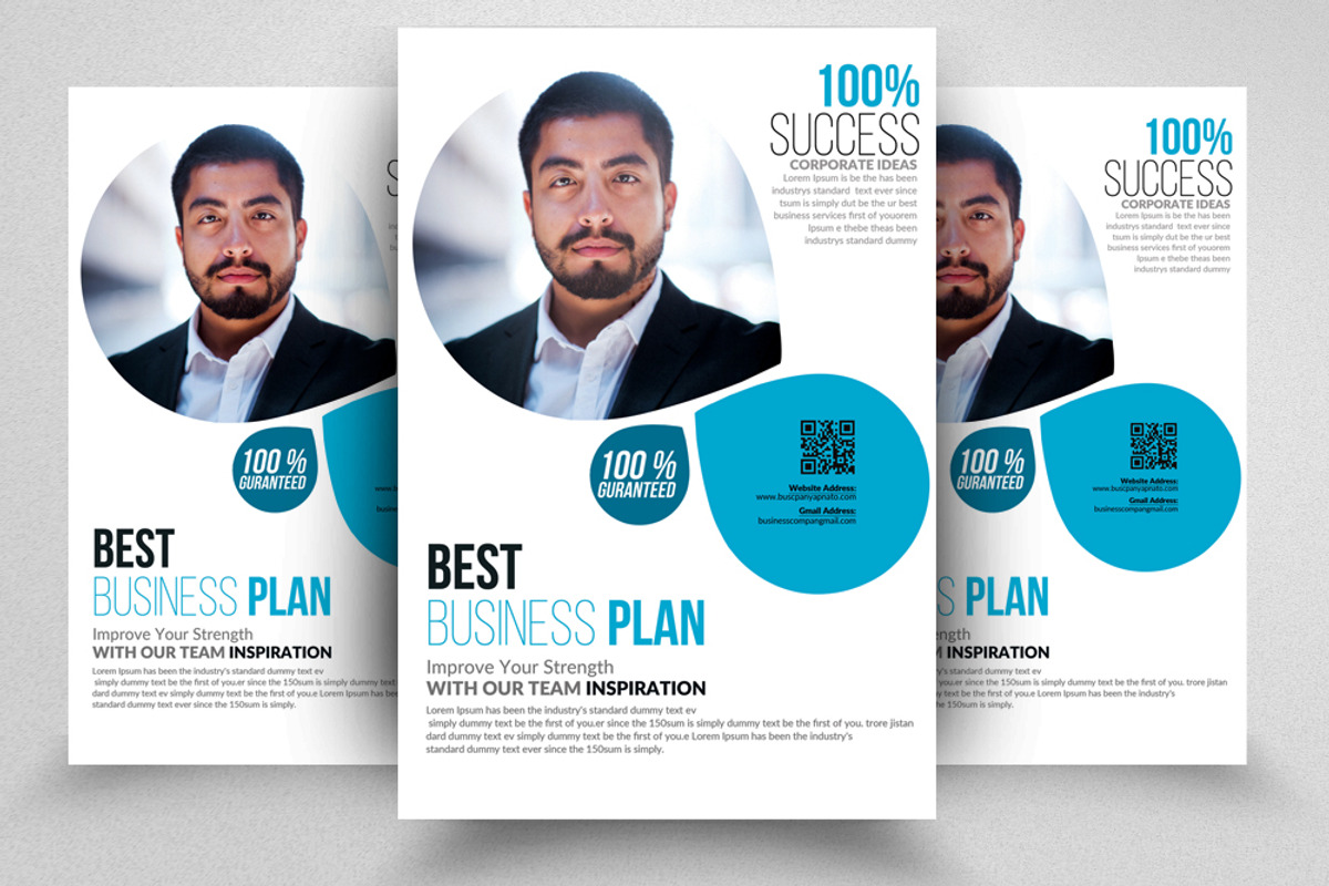100 Business Flyers Mega Bundle, a Flyer Template by Design Up (Photo 26 of 100)