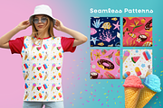 Summer vector clipart, beach sticker, a Seasonal Illustration by harmonia_green_art (Thumbnail 6 of 14)