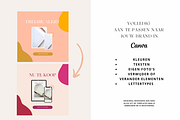 Boho social media templates, a Templates & Theme by Designbysterre (Thumbnail 2 of 6)