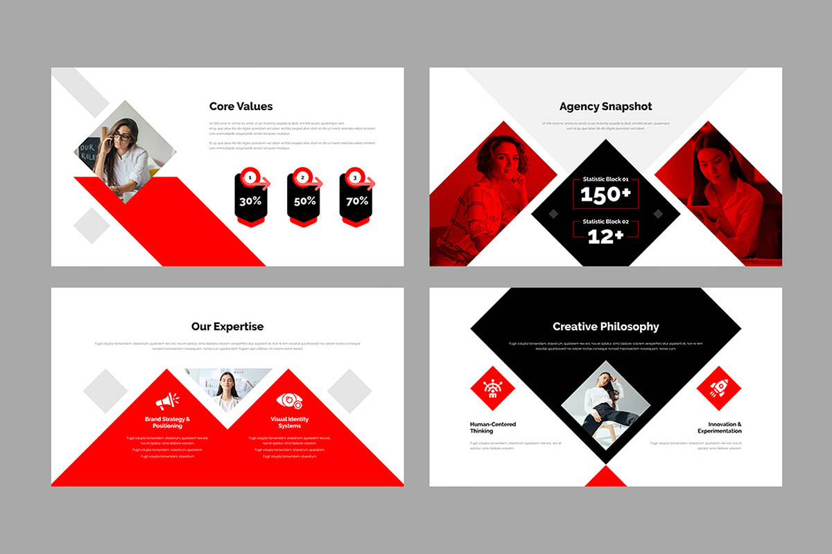 Creative Agency Template, a Presentation Template by White Graphic (Photo 3 of 11)