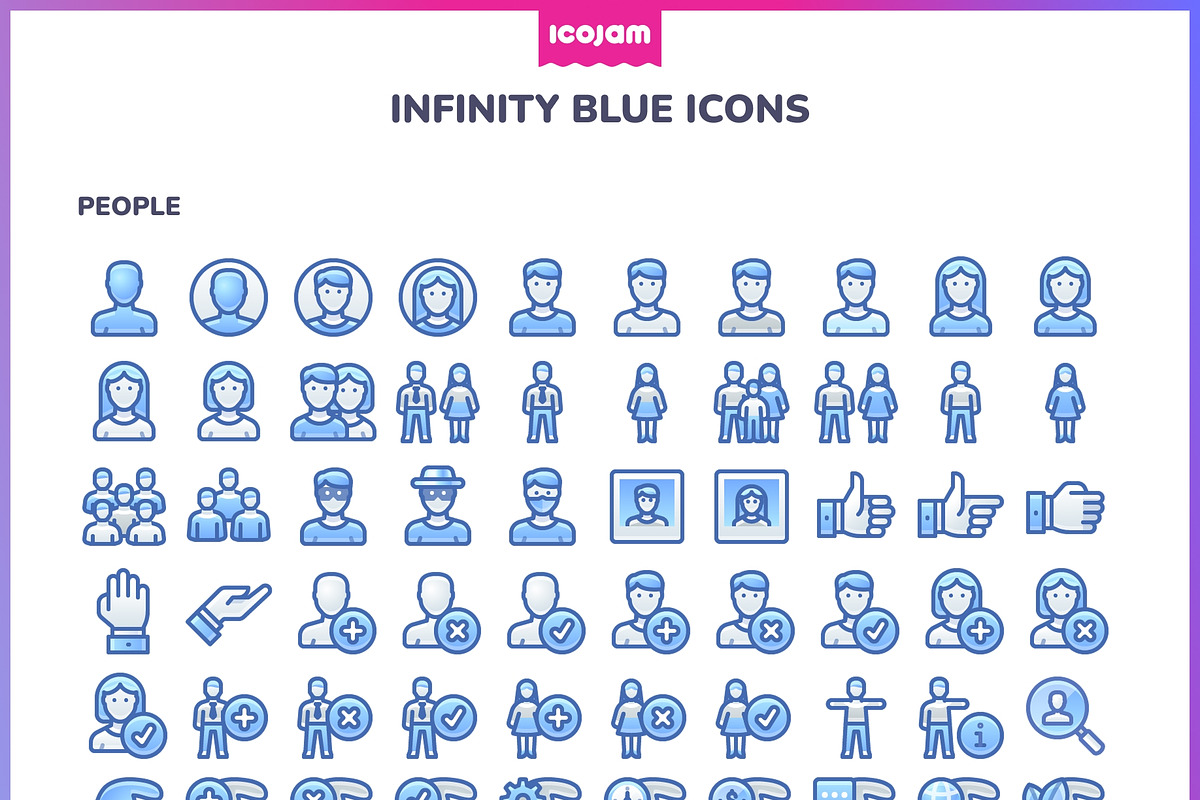 2100+ Infinity Blue icons, a Duotone Icon by Icojam store (Photo 8 of 12)