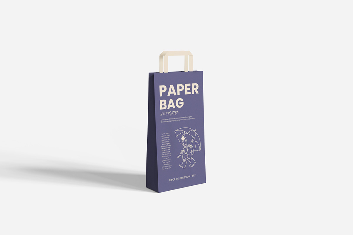 Paper Bag Mockup, a Product Mockup by bimockup (Photo 6 of 6)