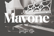 Mavone | Modern Serif Typeface, a Serif Font by Artdez (Thumbnail 1 of 4)