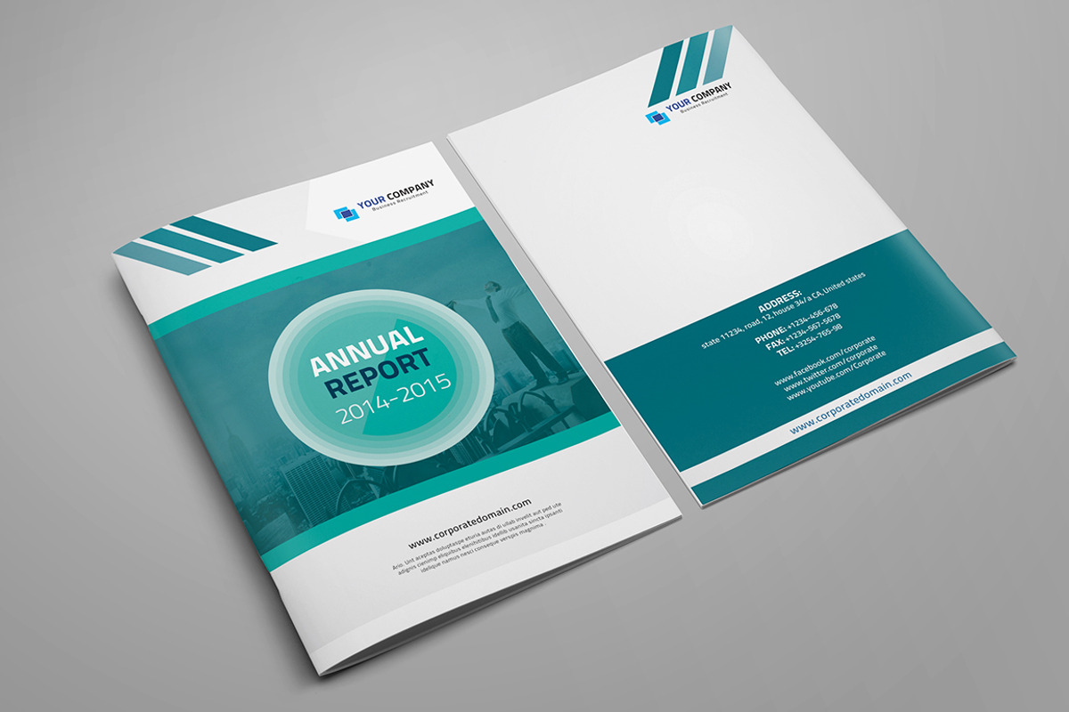 Clean Corporate Annual Report_V8, a Brochure Template by Layout Design (Photo 6 of 6)