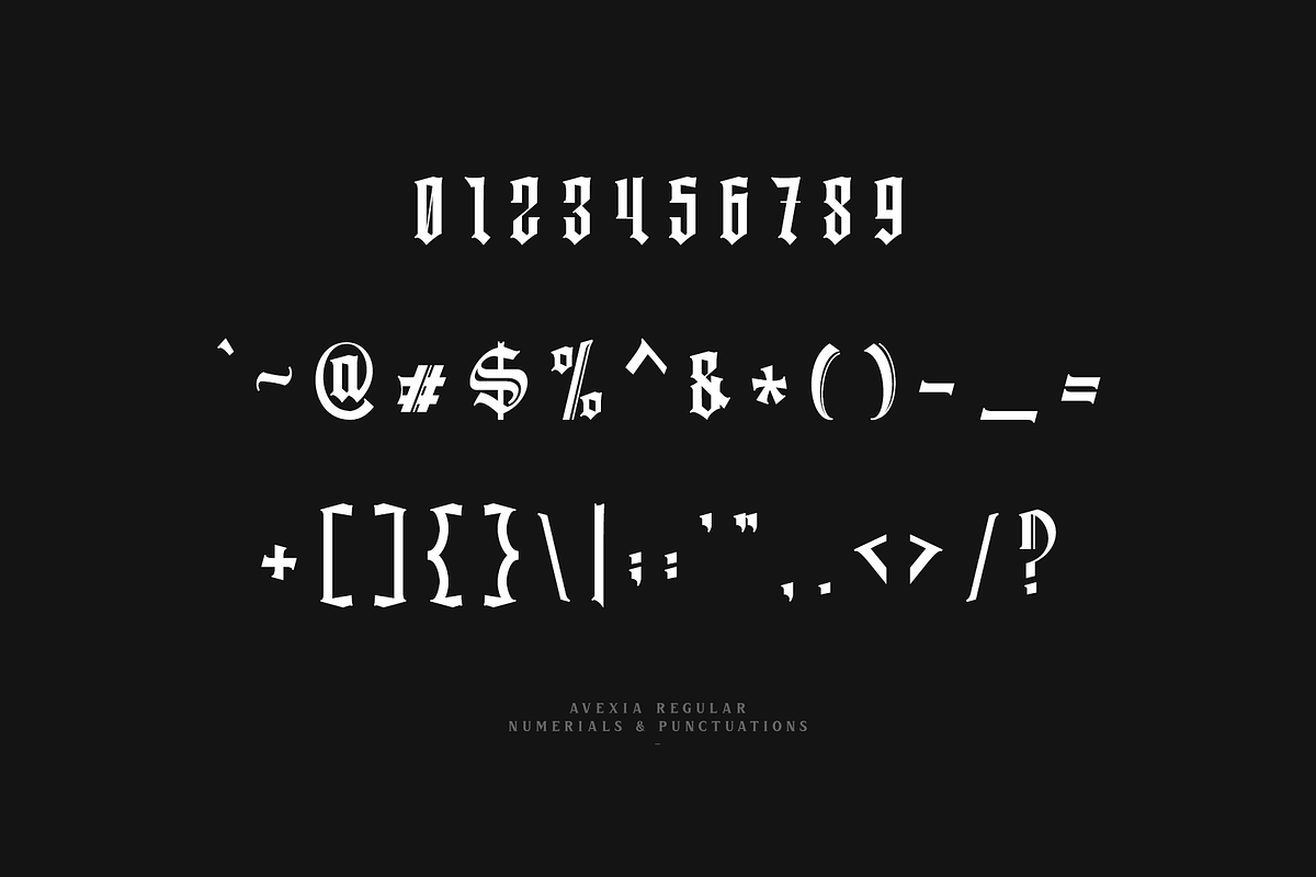Avexia, a Blackletter Font by ilhamtaro (Photo 8 of 9)