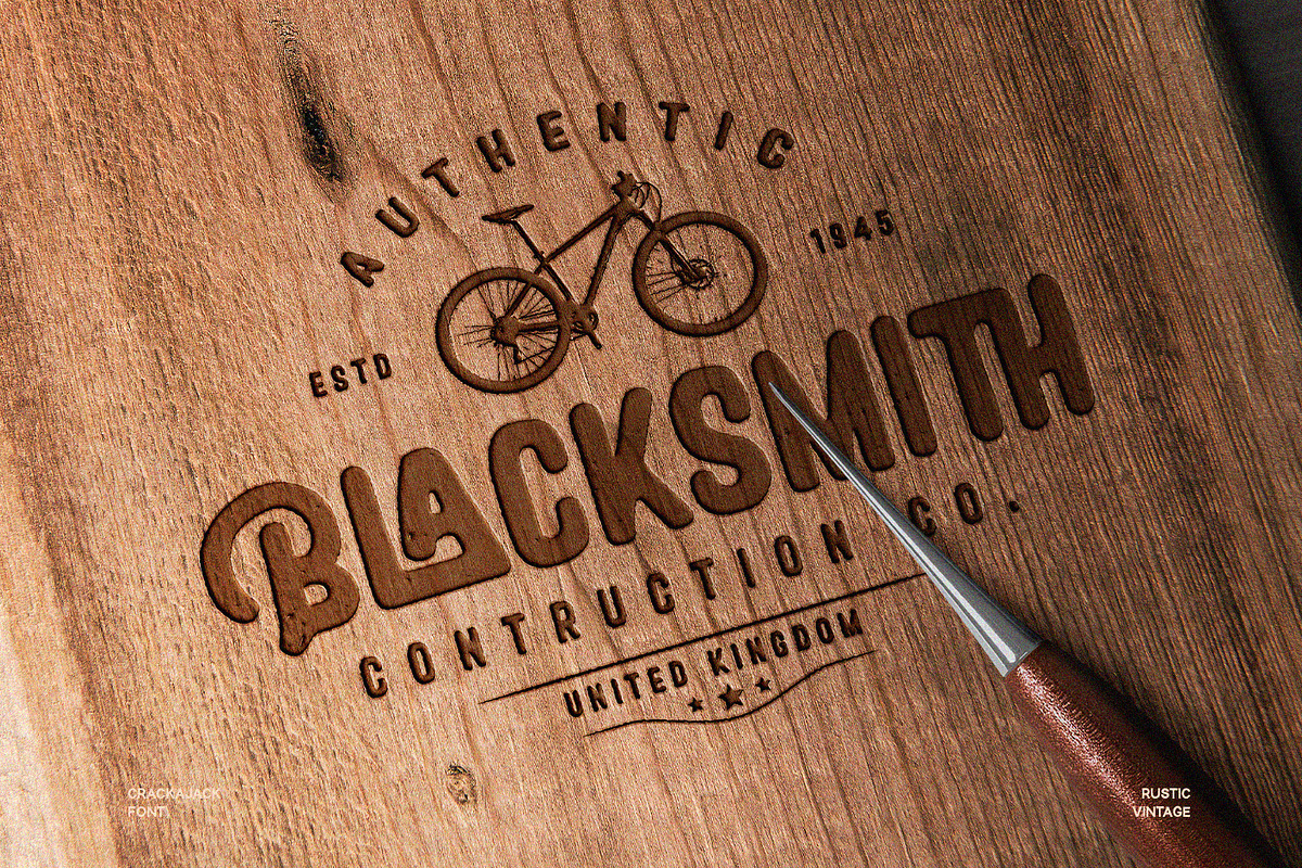 Blackburn - Vintage Font, a Script Font by Alpaprana (Photo 12 of 13)