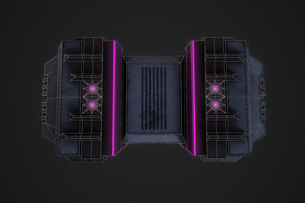 Cyberpunk Hammer, an Object 3D Model by Midgardians (Photo 9 of 10)