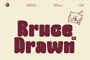 CS Bruce Drawn, a Sans Serif Font by Craft Supply Co. (Thumbnail 1 of 8)