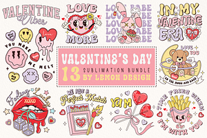 Valentine's Day PNG Sublimation, a Seasonal Illustration by LemonDesign