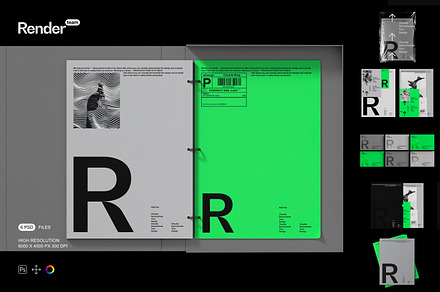 Brand Identity Mockup Set, a Product Mockup by Renderteam