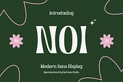 Noi Modern Sans Display, a Sans Serif Font by GRVS Studio (Thumbnail 1 of 4)