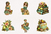 Watercolor Summer Vibe Clipart, an Illustration by CreationArt (Thumbnail 5 of 7)