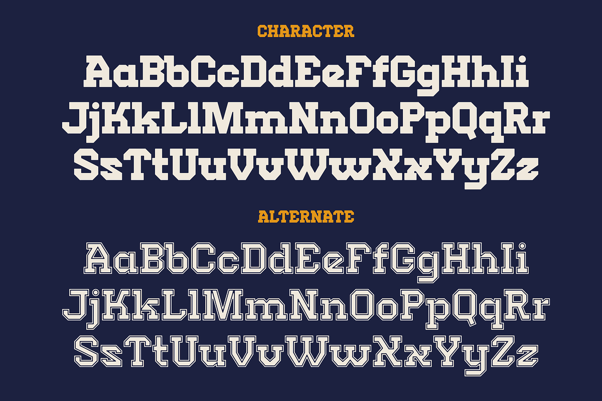 Chop Squad - Modern Serif Font, a Serif Font by MaikoHatta (Photo 6 of 8)