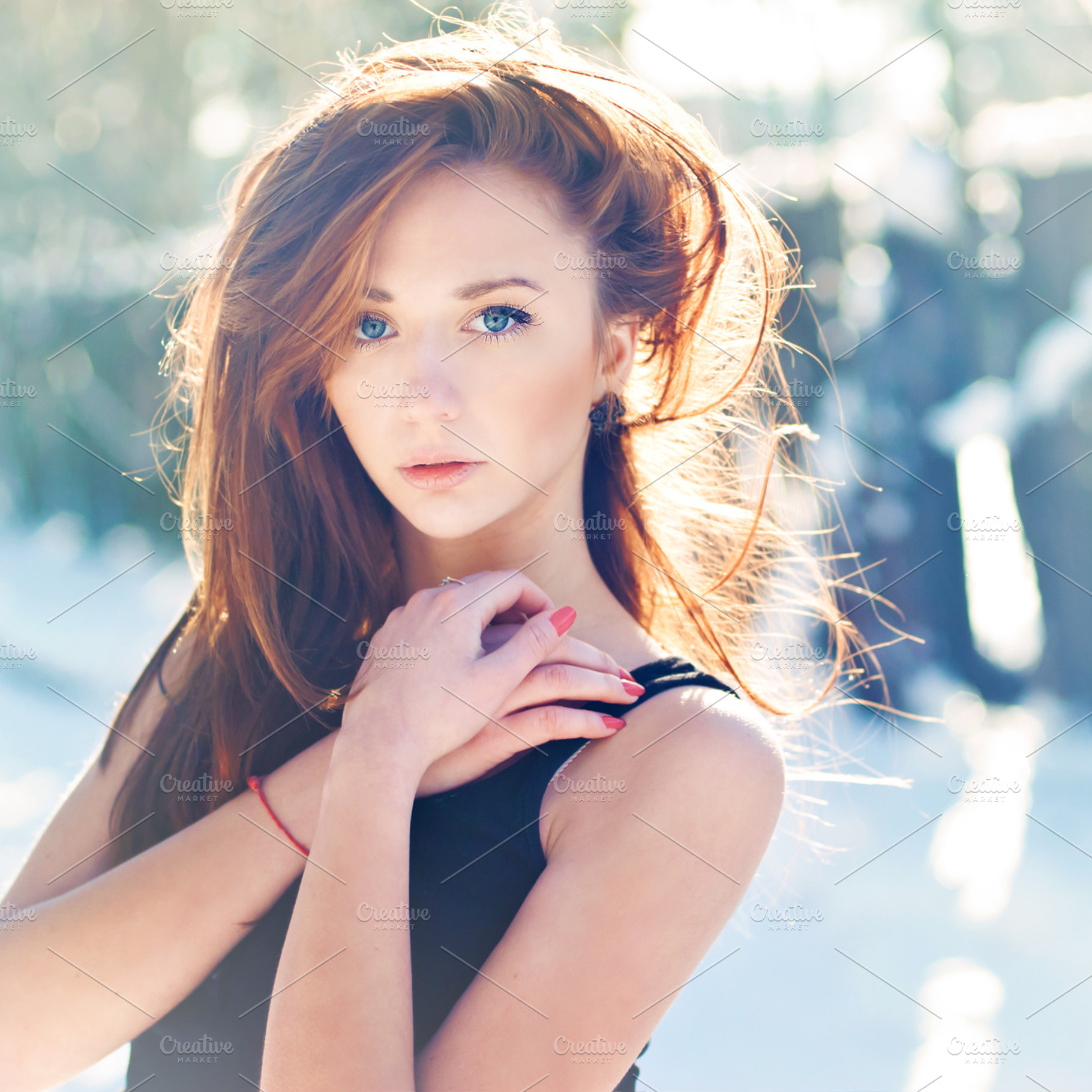 frozen beautiful girl, a Beauty & Fashion Photo by Aleshyn Andrei