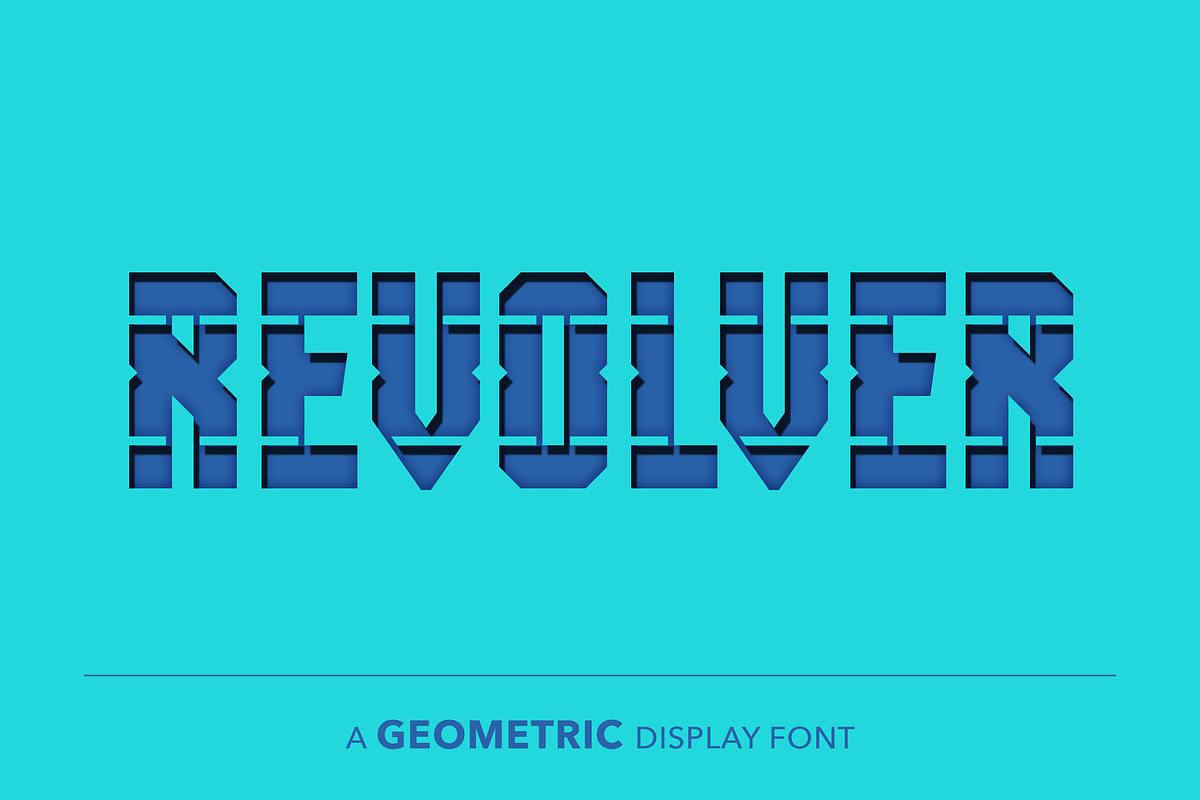 Revolver - Sports font, a Font by SelfBuild Type (Photo 2 of 9)