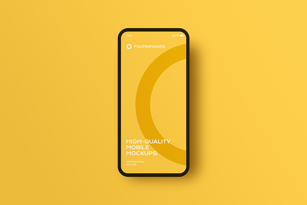 72 iphone device mockup bundle, an iPhone Mockup by FoundImages (Photo 43 of 84)
