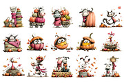 Quirky Autumn Farm PNG, a Seasonal Illustration by Nicolle's Colorful Art (Thumbnail 2 of 6)